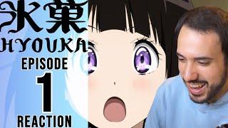 CURIOUS | Hyouka Episode 1 Reaction