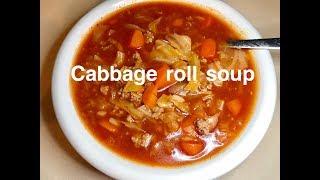 New Recipe! Cabbage Roll Soup!! WW Freestyle & P+ Calculated!