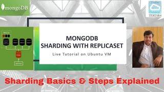 MongoDB Sharding with ReplicaSet - Part 1||Step by Step MongoDB Sharding Tutorial on Unix VM||TekDBA