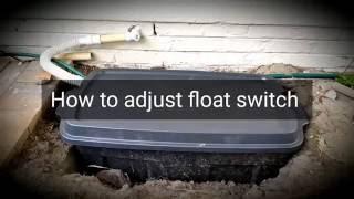 4. How to adjust submersible pump tethered float switch