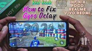 How to Fix Gyro Delay in pubg ( 2021 trick ) Infinix, Poco, Redmi, Realme....