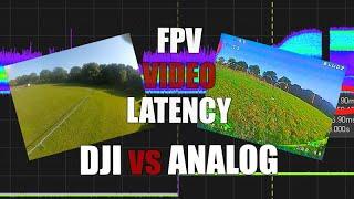 FPV Video Latency - DJI Vs Analogue Latency Comparrison