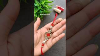 diy beautiful rakhi ️beautiful Kundan rakhi#shorts#youtubeshort#diyrakhi#rakhi#diy#shortsfeed#viral