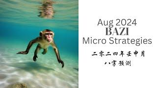 August 2024 Bazi Micro Strategies  二零二四年壬申月八字预测