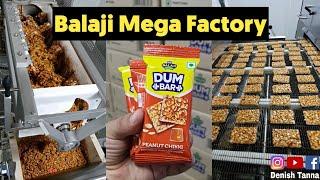 Gujarat's Most Advanced Food Factory  Balaji Dum Bar Peanut Chikki ₹5/- only 