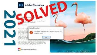 How to Fix Photoshop CC 2021 Program error Fix | Photoshop 2021 start Error Fixed "SOLVED"