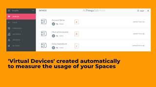 AllThingsTalk I Spaces I Insights: Bringing transparency to your IoT project