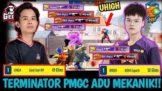 Terminator PMGC Adu MekanikGeek Uhigh vs NV Order 1vs1 TDM‼️Pubg Mobile