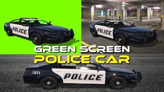 Green Screen Police Car || Green Screen Effects || GTA V MODS || VFX || HD