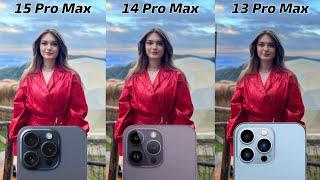 iPhone 15 Pro Max vs iPhone 14 Pro Max vs iPhone 13 Pro Max Camera Test