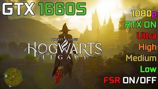 Hogwarts Legacy : RTX ON - ALL Settings - FSR | GTX 1660 Super