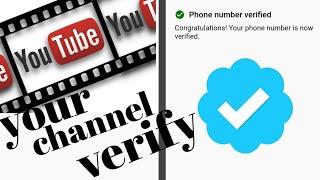 verify YouTube account easy way