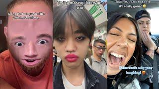 FUNNIEST TIKTOK FACE FILTER CHALLENGE VIDEOS PART 8 Try Not To LAUGH