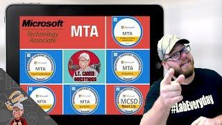 What is the MTA Certification?  Microsoft Technology Associate