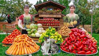 Harvesting Strawberry Goes To Market Sell, Make Strawberry Syrup - Harvest Pineapple