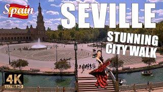 STUNNING City Walk | A WALKING Tour of SEVILLE Spain