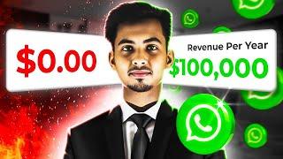 He Makes $100,000/Year Drop Servicing Via Whatsapp (No Calls)