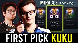 "when MIRACLE first picked KUKU in Players Draft.."