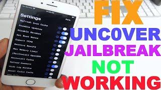 Fix For Unc0ver Jailbreak Not Working On iOS 13.3