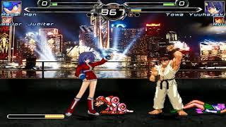 NICK54222 MUGEN: Mega Man and Sailor Jupiter VS Towa Yuhazaki and Ryu