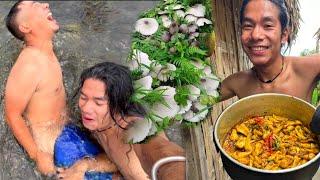 Ambani ji I  have cooked mushrooms for you || Village life full enjoy life 