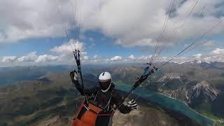 Engadin paragliding hyperlapse