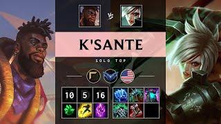 K'Sante Top vs Riven: Rampage - NA Diamond Patch 14.24