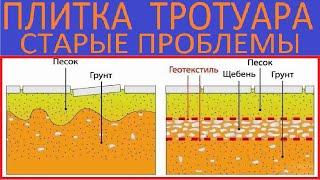 ПЛИТКА  ТРОТУАРА СТАРЫЕ ПРОБЛЕМЫ