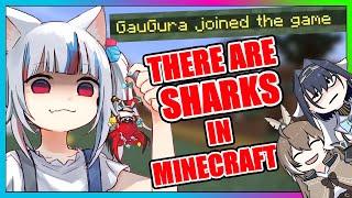 Gura explains why she showed up in minecraft during HoloCouncil Baelz stream.