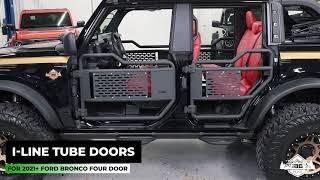 IAG I-Line Tube Doors 2021+ Ford Bronco Four Door