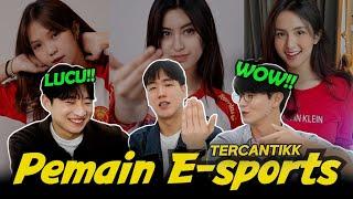 Orang Korea pertama Lihat PERMAIN E-SPORTS TERCANTIK | jehaanais, valezka, meyden, angiemstwn