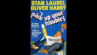 Laurel & Hardy - Pack Up Your Troubles - Color - 1932