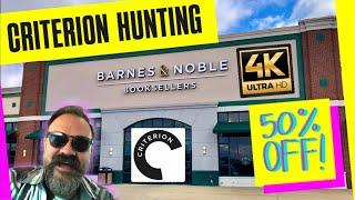 50% OFF CRITERION COLLECTION SALE at Barnes & Noble | Movie Hunting Walkthrough | collection update