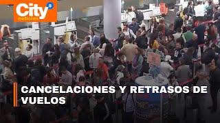 Caos en el aeropuerto El Dorado por incidente de avioneta | CityTv