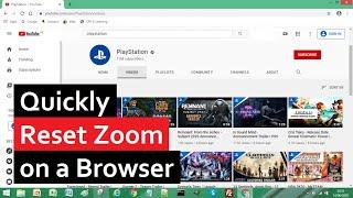 How to Quickly Reset Zoom on a Browser