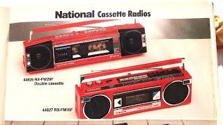 catalog 1989 Boombox, Radio Cassette Recorder CD Player, Loudspeakers, Portable Radio World Receiver