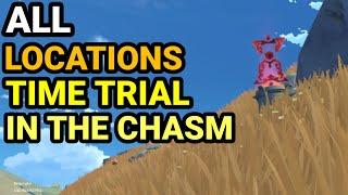 All Time Trial Challenge Locations In The Chasm - Genshin Impact