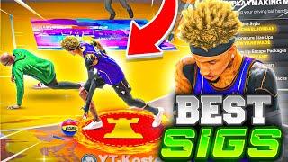 *New!* BEST DRIBBLE MOVES FOR 6'5-6'9 BUILDS in NBA 2K23! (FASTEST DRIBBLE MOVES/SIGS)