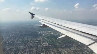 Chicago Approach and Landing - O'Hare - Passenger View - Airbus A320