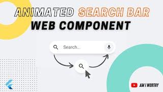 Animated Search Bar | Flutter Web | CodePen | Speed Code