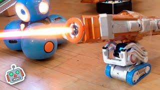 Laser Tag Battle: Can KIDS defeat ROBOTS? (with Cozmo & Dash)