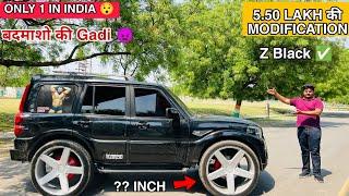  यें Dekhlo 100% Z Black Scorpio || Scorpio Full Modified Owners Review || Scorpio 2024 Modified 