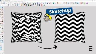 Ajustando corretamente texturas no SketchUp | DICA INFALÍVEL