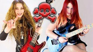 ALICE COOPER - Poison (guitar cover + SOLO) | Sonia Anubis & Jassy J