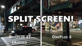 OnePlus 5 vs OnePlus 3T Camera and Audio Test (Split Screen!)