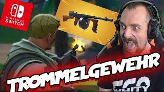 MIT TROMMELGEWEHR AUSRASTEN - Fortnite Switch Gameplay Deutsch | EgoWhity