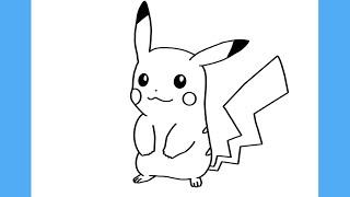 HOW TO DRAW  PIKACHU (POKÉMON)