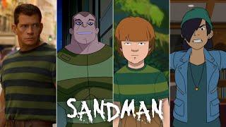 Evolution of Sandman in movies and cartoons (60fps)
