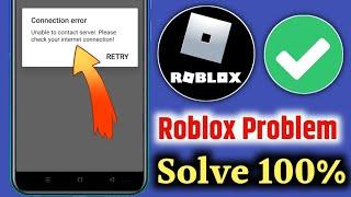 Robrox Unable To Contact Server Problem Fix / How To Fix ROBLOX Server Connection Error |