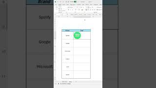 How to import brand logos in Excel #yt #exceltips #exceltricks #workhacks #accounting #spreadsheets